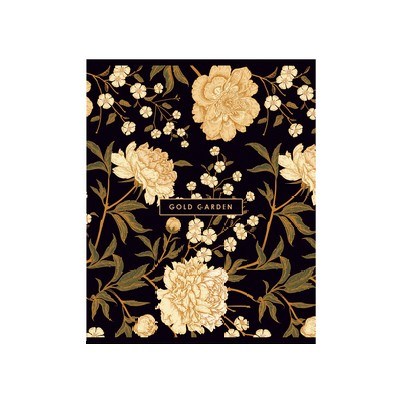 Тетрадь А5 48 л клетка "Gold garden. Пионы" обложка мелованный картон, тиснение голографической фольгой, скоба, блок офсет, белизна блока 95-100% 4977599-пионы