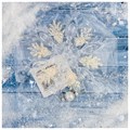 Новогоднее украшение пластиковое "Узорчатая cнежинка" d = 13.2 см, цвет белый + прозрачный 3576005