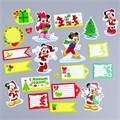 Декор картонный Disney "Микки Маус и его друзья" набор 21 шт, 10 х 11 см 3575255