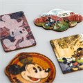 Декор деревянный Микки Маус Disney "Винтаж" 4 шт, на подложке 12 × 11 см 1144989