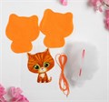 Игрушка из фетра «Рыжий кот», с термонаклейкой и перфорацией 4324393