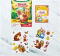 Книга с наклейками "Маша и медведь" 29 х 21 см, 3+ 1115625