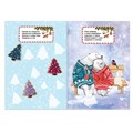 Новогодний альбом с наклейками «Зимние приключения медвежат», формат А4, 16 стр. 3136231