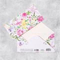 Конверт для денег «Цветочная композиция», глиттер, 16.5 х 8 см 1904573