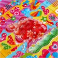 Набор для творчества с наклейками "Бабочки и сердечки",пластик ,  30,5 х 36 см 1383775