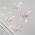 Декор для творчества «Единорог» 4,5 × 0,5 × 6 см, цвета МИКС 4440560