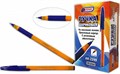 Ручка шариковая, чернила синие (светлые) оранжевый корпус "ASMAR" AR-2299