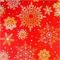 Бумага упаковочная глянцевая "Хоровод снежинок" 70 × 100 см 4472829