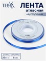 Лента атласная TEIRA, двухсторонняя, 6 мм, 25±1 м, синяя №0329 10663148