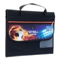 Папка для труда А4 с ручками, текстиль, раскладная на липучке, Calligrata «Футбол» ПТР-10, Calligrata "Бульдог" - копия 4125177