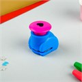 Дырокол фигурный кнопка "Сердечко" d=1,5 см 4.3 × 4 × 3 см 116019 - фото 417678