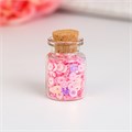 Глиттер  «Пайетка розовая» в баночке 4 х 2 х 2 см 4344909