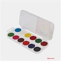 Акварель медовая BRAUBERG, 12 цветов, в пластиковой коробке, без кисти 1929527